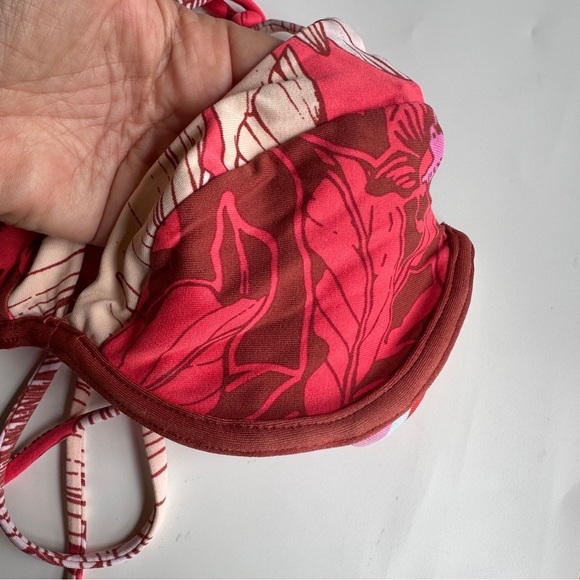 Maaji - Curuba Samba Reversible Underwire Bikini Top Multicolor Size Small - Picture 2 of 5